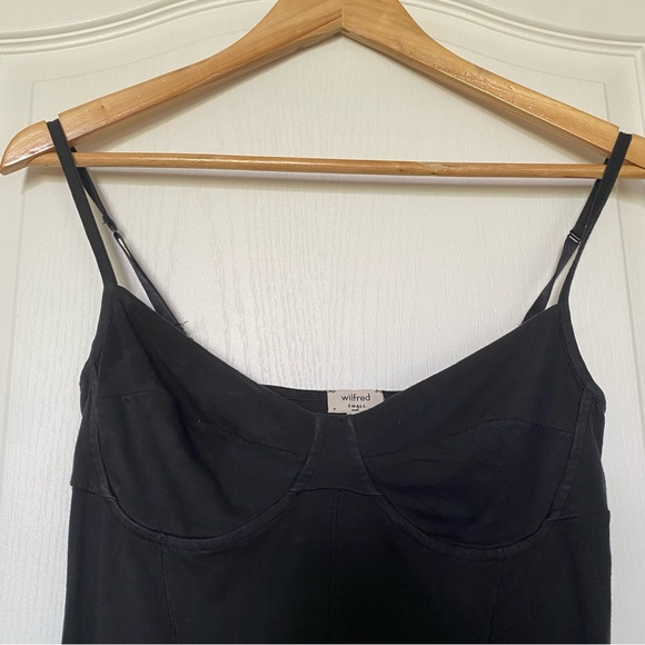Aritzia Wilfred Black Tank Top Size S - Picture 3 of 5